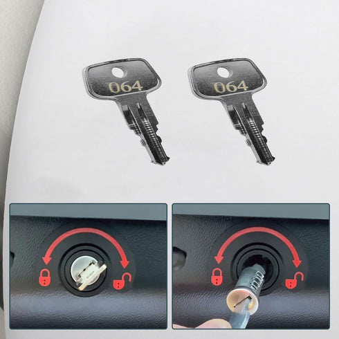 Thule Key Replacement for Roof Racks, Carriers, Crossbars Key (Codes N064)