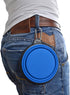 Large Collapsible Dog Bowls, 34oz Travel Water Food Bowls, Portable Foldable Dishes with Carabiner Clip, 2 Pack