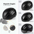 Shinmax Bike Helmet for Men Women - Adjustable Bicycle Helmet with Detachable Magnetic Goggles for Road Biking