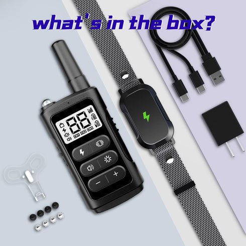 Dog Training Collar with 3300Ft Remote Range, Waterproof Electric Collar for Large Medium Small Dogs