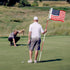 KINGTOP USA Golf Flag 20x14 Inch - Standard Putting Green Flags for Backyard Practice, 1-Pack, Brass Grommets,