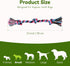 SHARLOVY Puppy Rope Toy - Dog Rope Toy for Small Dogs, Cotton Interactive Tug of War Chew Toy for Puppies