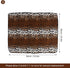 Fleece Pet Blanket, Warm and Comfortable Kennel Blanket for Camping, Travel, and Beach (Leopard Print, S)