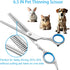 lengnoyp 5 1 in Upgraded Thicken Dog Grooming Scissors, Professional Dog Scissors for Grooming with Safety Round Tips