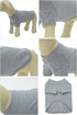 Lovelonglong Pet Clothing Dog Costumes Basic Blank T-Shirt Tee Shirts for Medium Dogs (Gray, XXL)
