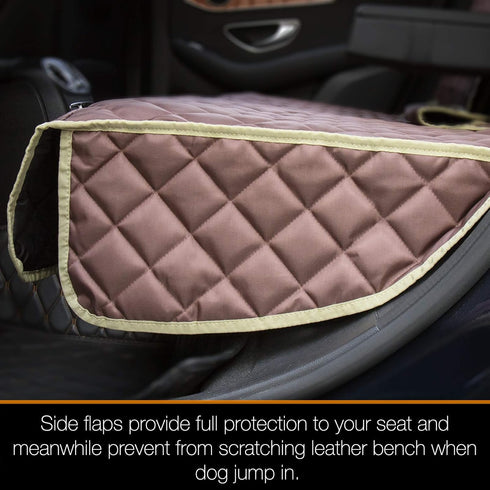 iBuddy Car Seat Cover Waterproof Back Seat Cover for Kids and Dogs Without Smell Heavy Duty and Nonslip Rear Seat
