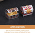 5pcs Pirate Chest Aquarium Decor, Treasure Chest Accessory for Fish Tank Microlandscape