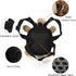 Yellow Dog Backpack Harness - Adjustable Puppy Self Carrier Bag with D-Ring for Camping, Hiking, and Daily Walking