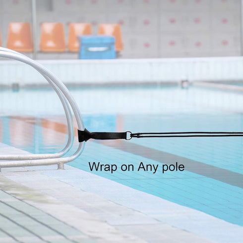YYST 2.0M Pool Swim Training Leash, Swim Training Belt Swim Resistance Tether