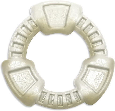 Spunky Pup Clean Earth Recycled Ring Dog Toy, Eco-Friendly, Chicken Flavored, Made from 100% Recycled Water Bottles