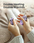 Hand Warmers Rechargeable 2 Pack, 6000mAh Electric Hand Warmer, 20Hrs Long Heating, Portable Pocket Heater