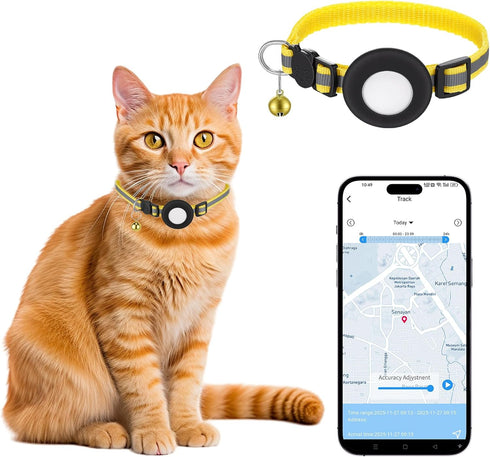 ZEMBSOYA GPS Collar for Pets with Long Battery Life Compact and Universal Collar