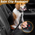 Paercute 3 Set Piece Dog Car Seat Belt - Retractable Adjustable Pet Seatbelts for Vehicle Headrests - Heavy Duty