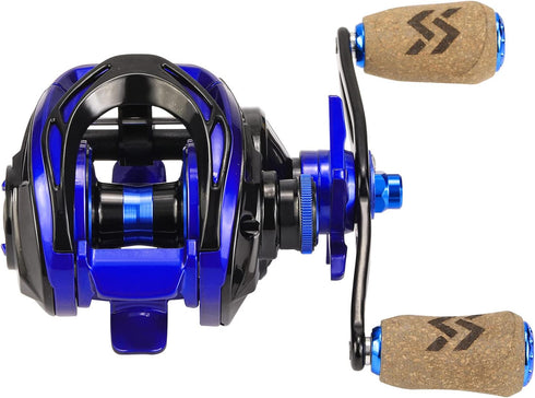 Sougayilang Baitcasting Reels - 7.3:1 Gear Ratio Fishing Reel with Magnetic Braking System