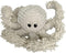 Pet Lou Durable Natural Nubby Plush Dog Toys with Squeaker and Crinkle Paper, Multi-Size (Natural Octopus - M, 14 Inch)