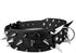 New Spiked Dog Collar, Protecting Neck from Biting, Spiked Studded Pet Collar for Small Dogs, 2" Width, Black (Fits