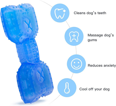 NWK Pet Teether Cooling Chew Toy for Dogs, Teething Toy for Puppies, Chewing Bone