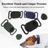 2 Pack Waterproof Dog Collar Holder for Samsung Galaxy SmartTag 2, Silicone GPS Tracker Hidden Anti-Lost Case (Black,
