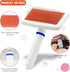 Set Trimmer Chinchilla Cat Grooming Kit with Pet Shedding Slicker Brush Nail Clipper Pet Massage Bath Glove Flea Comb
