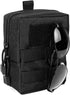 IronSeals Tactical Molle EDC Pouch, Multi-Purpose Compact Pack, Water-Resistant Utility Pouch with Flag Patch