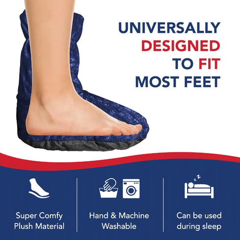 Dr. Arthritis Doctor Developed Heated Booties Foot Warmers for Women Men,Feet Foot Warmer Booties and Handbook Ankle
