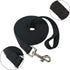 Nylon Training Dog Leash for Small Medium Large Dogs, 15ft 20ft 30ft 50ft Long Leash Dog/Puppy Lead for Obedience Recall Training, Camping (1" x 20ft, Black)