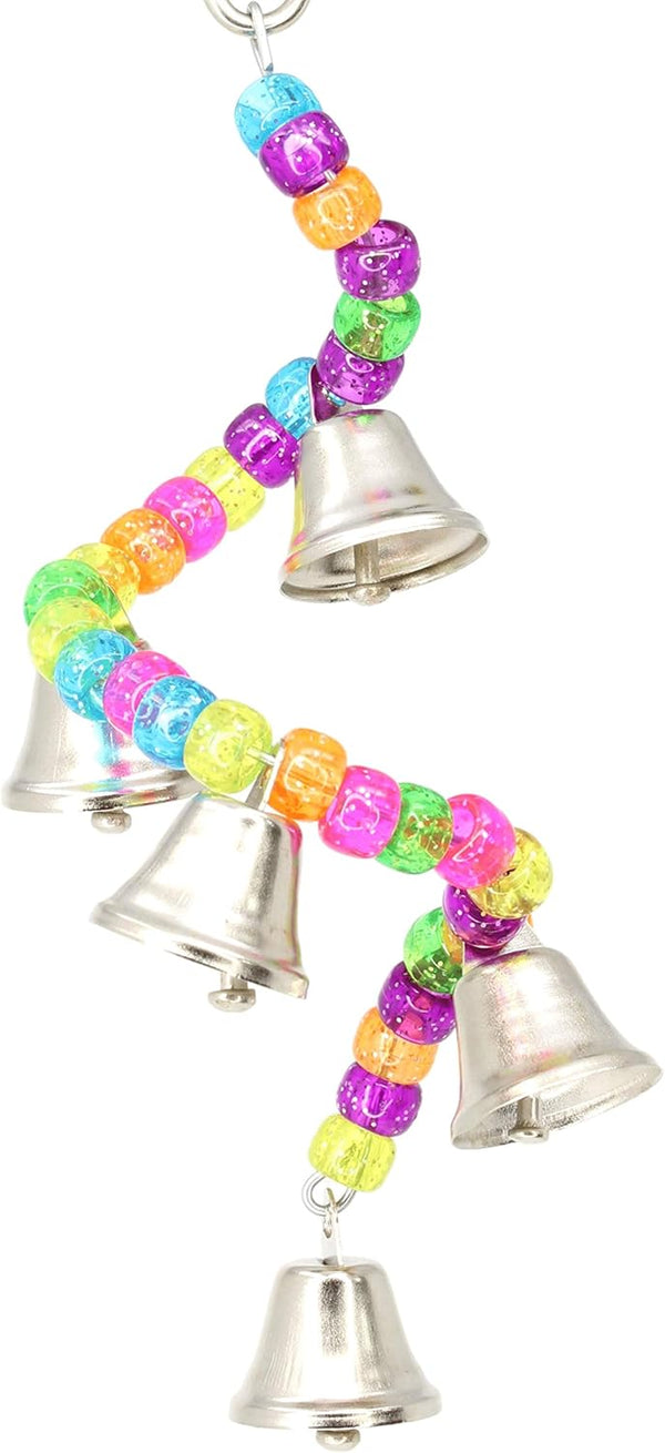 890 Ring My Bell Bonka Bird Toys, Small Colorful Beads for Budgies, Finches, Parrotlets
