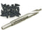 Ski Binding Mounting Drill Bit 4.1mm x 9.5mm with 25 Hole Plugs