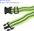 Reflective Belt Bands - High Visibility Safety Reflector Tape Gear, Green (26x2 Inch), Apply to Cycling Running Night