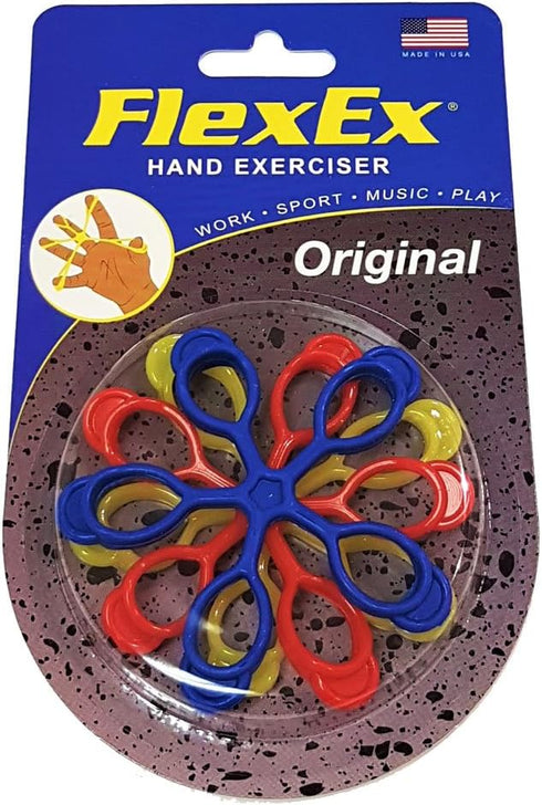 Patented Hand Exerciser - Original Hand Grip Strengthener for Physical Therapy, Musicians, and Athletes - Made in USA