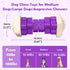 Tough Dog Toys for Aggressive Chewers - Indestructible Puzzle Toys, Interactive Chew Toys with Beef Flavor for All Dog