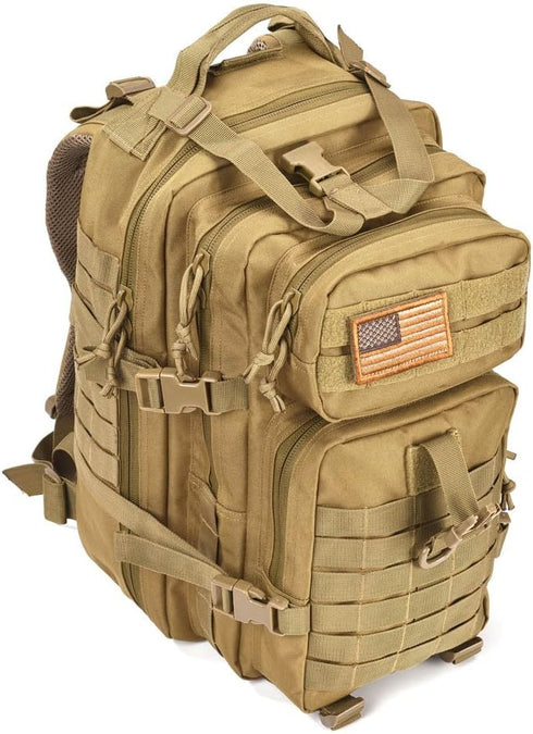 REEBOW GEAR Military Tactical Backpack, Small Molle Assault Pack, Army Bug Bag Rucksack Daypack