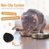 Cat Bowls, 2 Pcs Stainless Steel Bowls for Food and Water, Non-Slip Shallow Dishes for Small Dogs and Cats