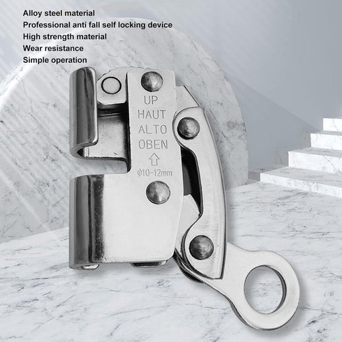 VBESTLIFE Self Locking Device - Rock Climbing Self Locking Rope Grab Fall Safety Harness Rope Grab Device