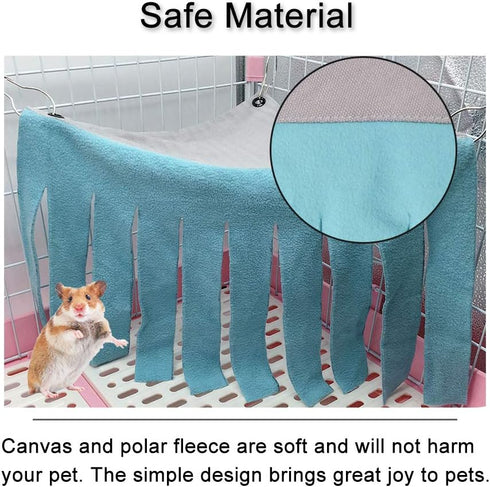 WishLotus Hamster Hideout - Small Animal Hideaway Tent for Chinchilla, Guinea Pig, Hedgehog, Rat, Squirrel, and Bunny