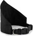 Doggie Stylz Service Dog Bandana with Reflective Strip and Matching Collar, Black XS (Neck 8-12")