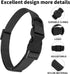 Soft Padded Cotton Dog Collar, Breathable Solid Color Adjustable Pet Collar for Little Puppies by lynxking