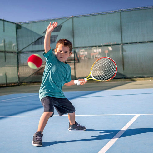 Kids Tennis Racket Best Starter Kit 17"-25" for Age 4 and Under with Mini Racket and Shoulder Strap Bag