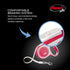 FLEXI New Comfort Retractable Dog Leash, Tape, for Dogs Up to 132lbs, 26 ft, Large, Red/Pastel