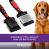 Ryan's Pet Supplies Paw Brothers Double Sided Firm Flex Slicker Brush, Small, Professional Grade, Comfort Grip