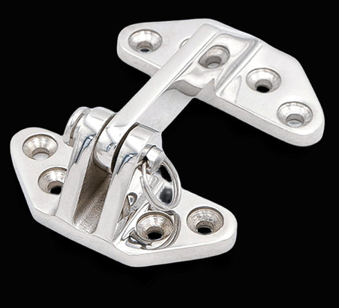 Long Reach Stainless Hatch Hinge, Heavy Duty Marine Grade 316 Hinge with Removable Pin for Yacht Hardware