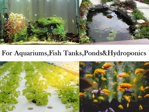 AQUANEAT 2 Pack Aquarium Air Stones, 2x2 inch Aerator Bubble Diffuser, Air Pump Accessories for Hydroponic, Pond