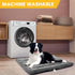 Dog Beds Crate Pad for Large Dogs, Cat Bed Washable Dog Crate Pad, Anti-Slip & Anti-Scratch Pet Sleeping Mat (Gray, L)