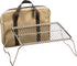 REDCAMP 13.6" Small Folding Campfire Grill - 304 Stainless Steel Portable Grill with Carrying Bag