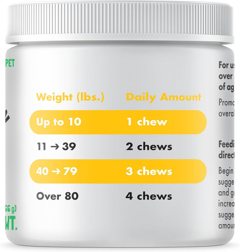 30 LEGITPET Turmeric Curcumin Hip & Joint Supplement for Dogs Supports Mobility, Comfort & Overall Wellness