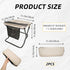 XOMIUHL 2PCS Backpack 8 Foldable Stool, Handbag Style Pocket Foldable Chair, Collapsible Camping Chairs with Sling Bag
