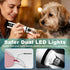 Partekavo 2026 2 3 Trimmers,2000mAh (2 New Ultra Quiet Pets Nail Grinder with Lights,Adjustable Speeds Dog Nail