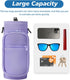 32 40 oz 2 AceTreker Water Bottle Carrier with Strap, Neoprene Water Bottle Sleeve Bag with Pockets Insulated Flask
