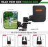 Golf Cart Side View Mirrors with Turn Signal Light - No Drilling Foldable Mirrors Compatible with Ezgo Yamaha ICON Club