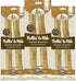 Fieldcrest Farms Premium Grade Natural Rawhide Alternative Chews, 10'' Rolls for Dogs, 3 Pack (6 Chews) - Easily